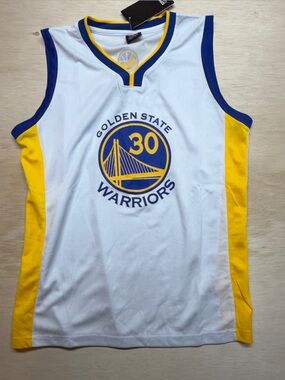Sport Performance Steph Curry Golden State Warriors Jersey Youth 2XL White NWT